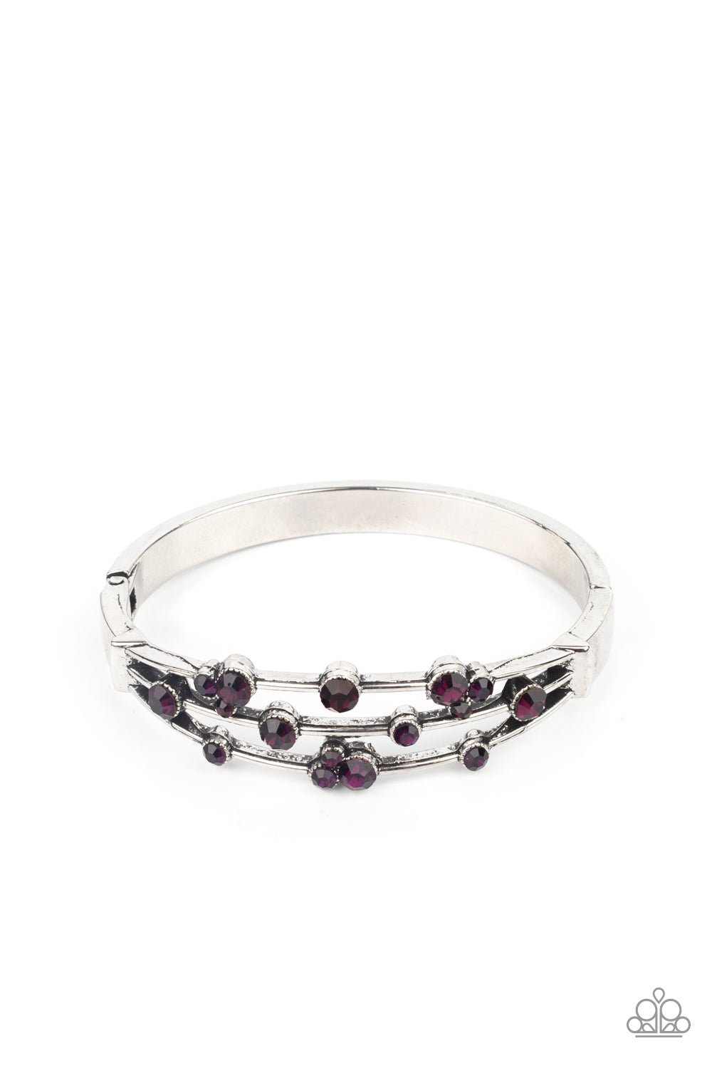 Cosmic Candescence - Purple Hinge Bracelet