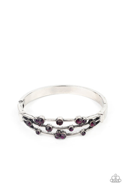 Cosmic Candescence - Purple Hinge Bracelet