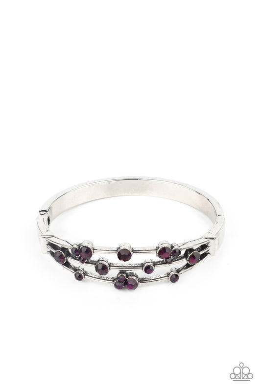 Cosmic Candescence - Purple Hinge Bracelet