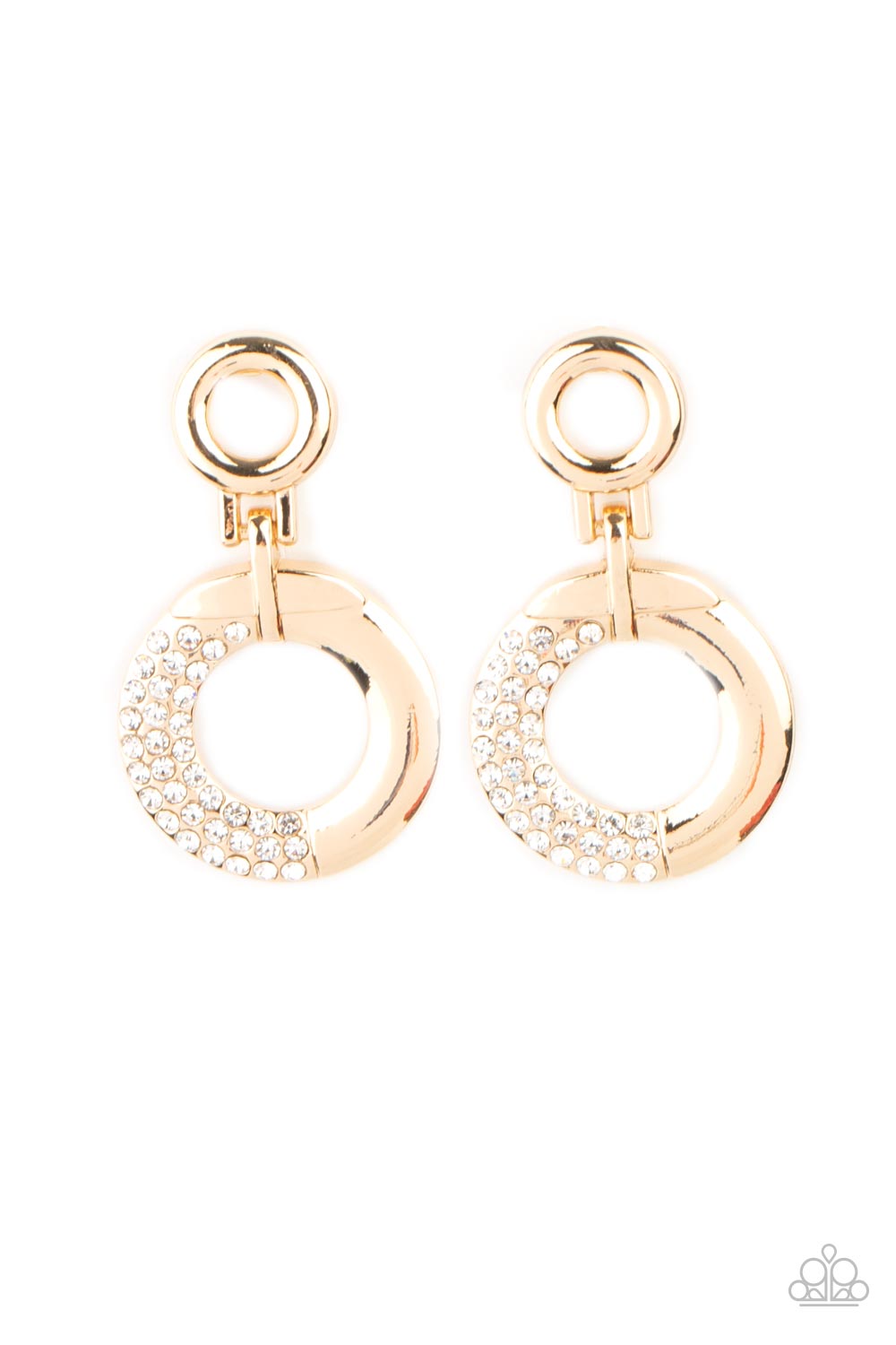 Modern Motivation - Gold Post Back Earrings