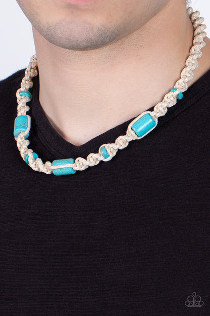 Explorer Exclusive - Blue Stone Bead Men's Necklace
