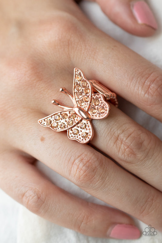 Bona Fide Butterfly - Copper Butterfly Ring