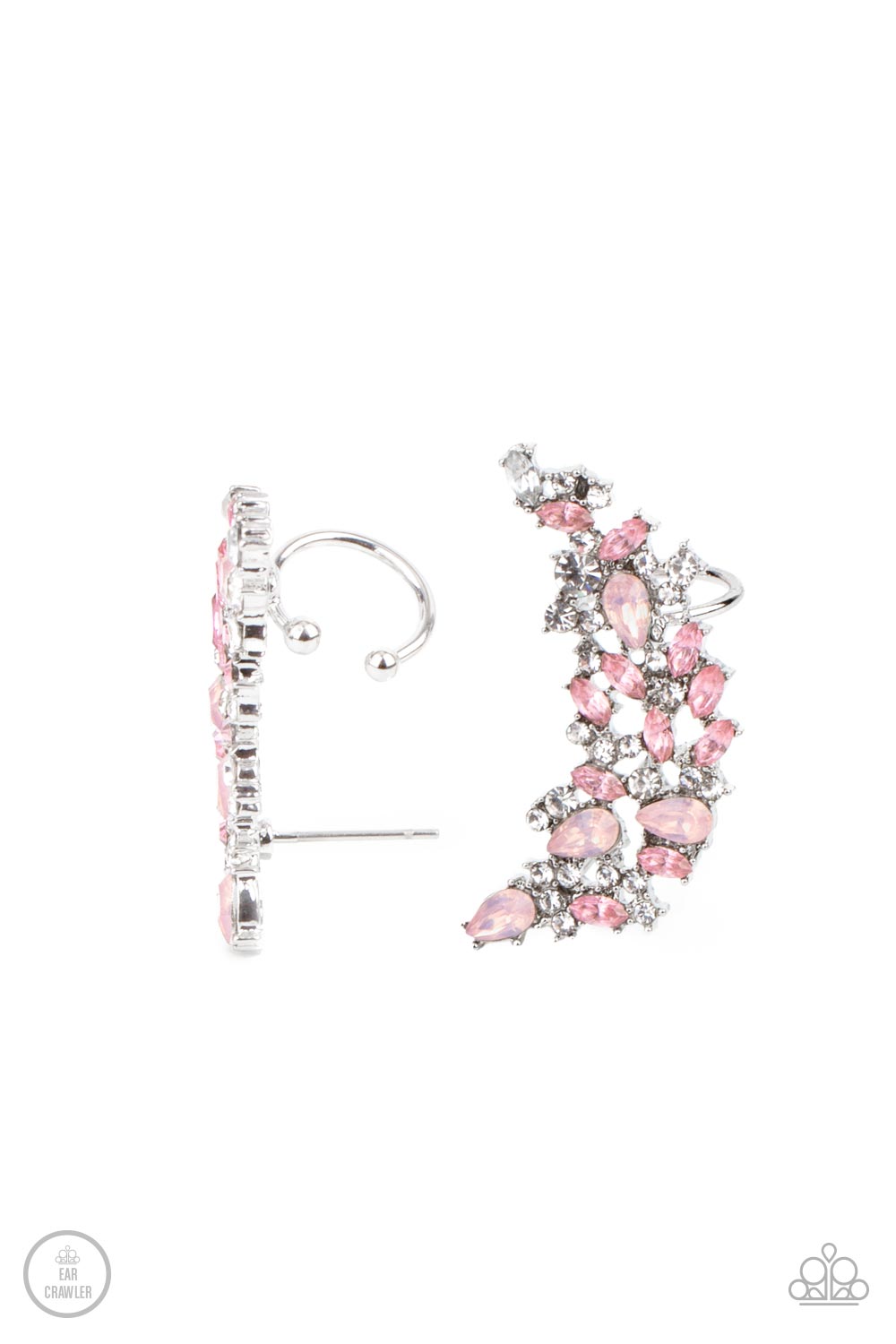 Prismatically Panoramic - Pink Opalescent Ear-Crawlers