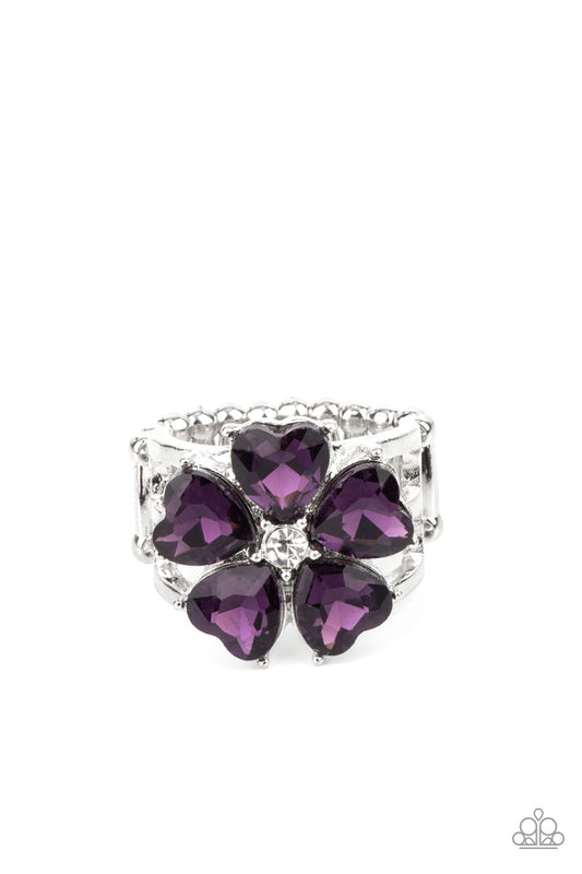 Minnesota Magic - Purple Rhinestone Ring
