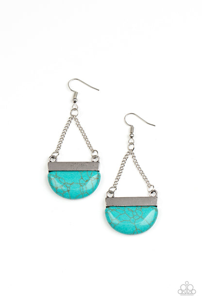 Turquoise Pendant Earrings