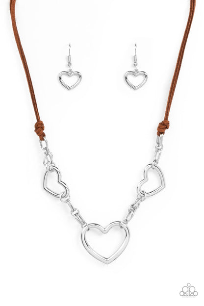 Fashionable Flirt Necklace with Matching Flirty Flavour Bracelet - Jewelry Set