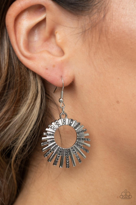 Rebel Resplendence - Silver Earrings