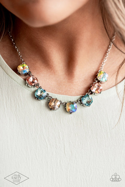 Dreamy Decorum - Pastel Rhinestone Necklace