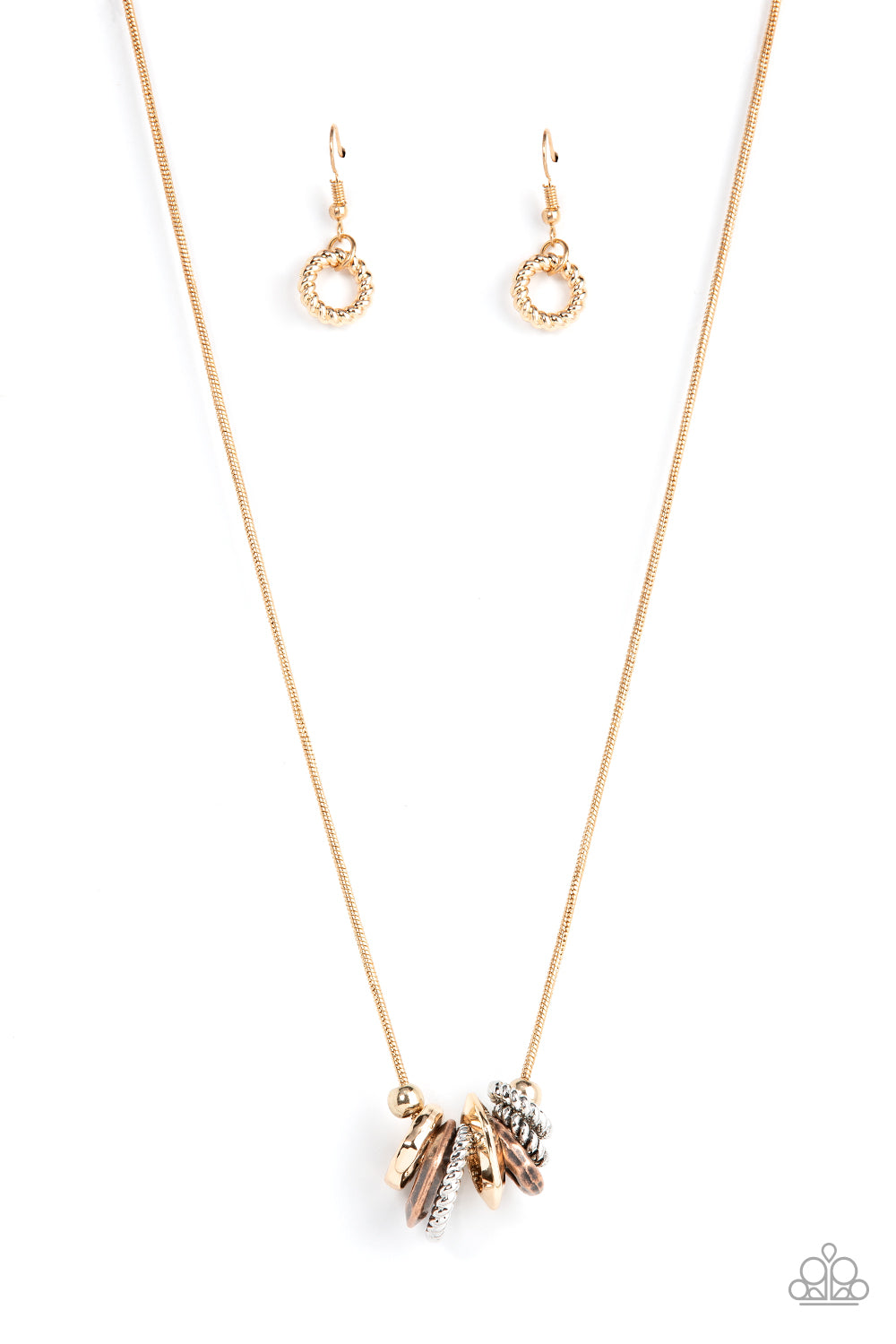Mechanical Mischief - Multi Metals Necklace