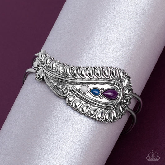Paisley Prairie - Multi Gemmed Cuff Bracelet