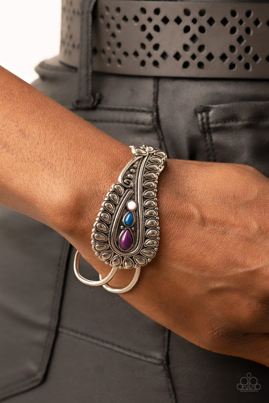 Paisley Prairie - Multi Gemmed Cuff Bracelet