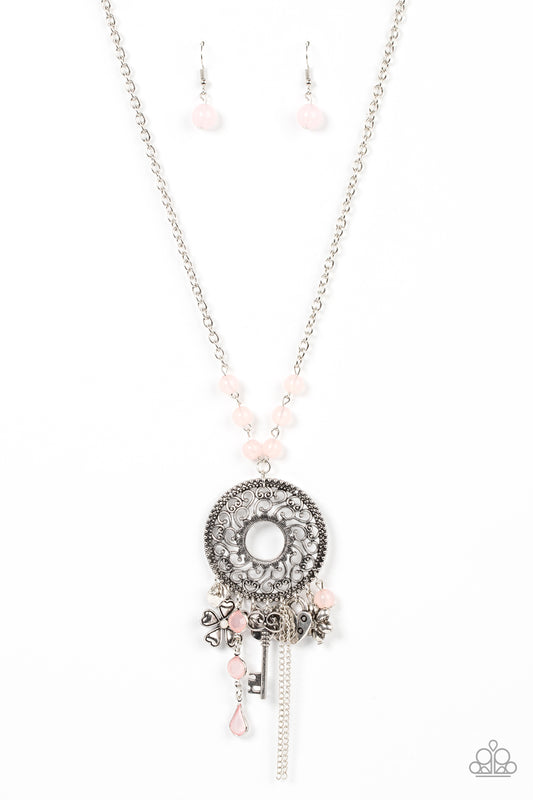 Making Memories - Pink Charm Pendant Necklace