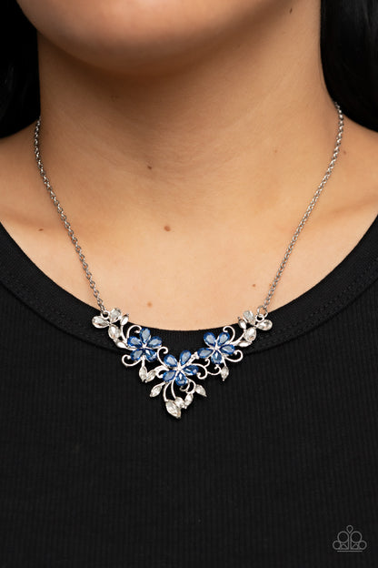 Floral Fashion Show - Floral Rhinestone Necklace