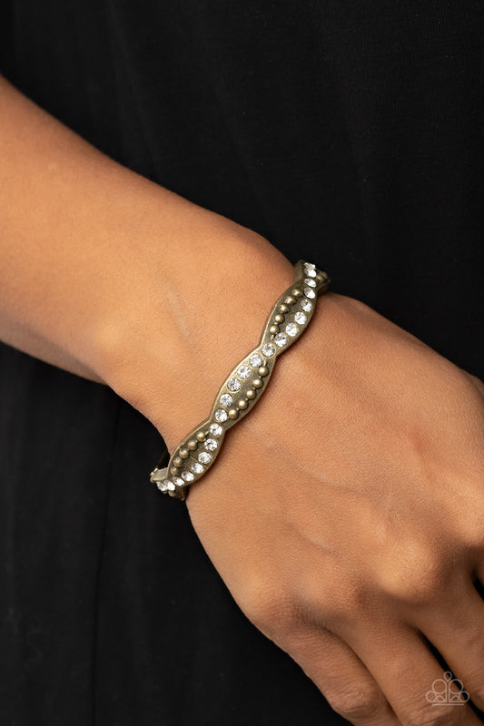 Empire Envy - Brass Bangle Bracelet