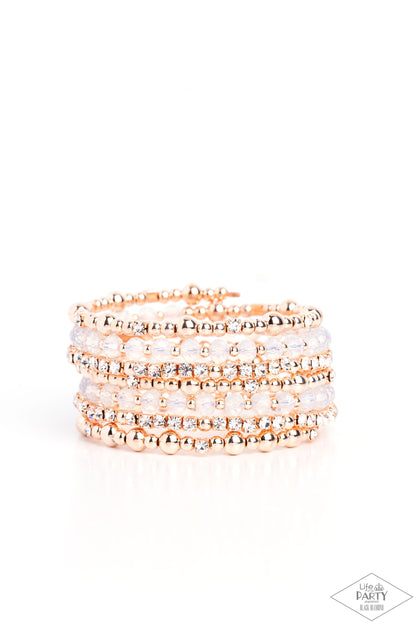 ICE Knowing You - Rose Gold Infinity Wrap Bracelet