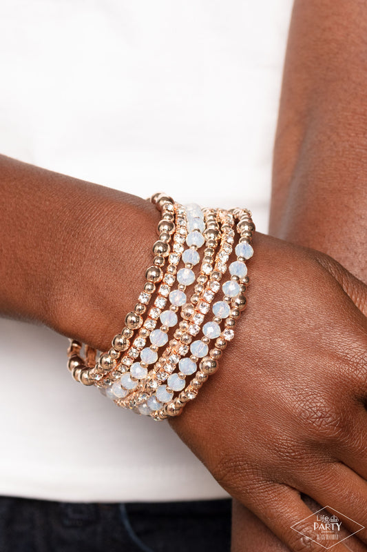 ICE Knowing You - Rose Gold Infinity Wrap Bracelet