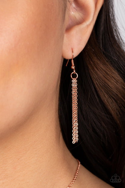 Hugs and Kisses - Copper Necklace