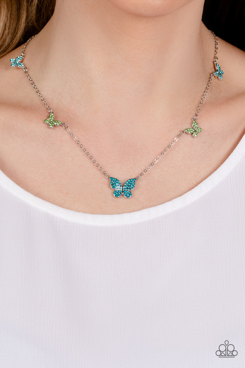 FAIRY Special - Multi Colored Butterfly Necklace