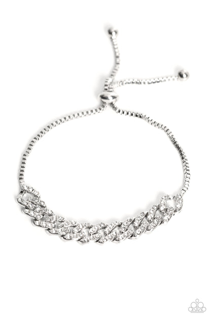 Mecca Metro - White Lariot Style Bracelet