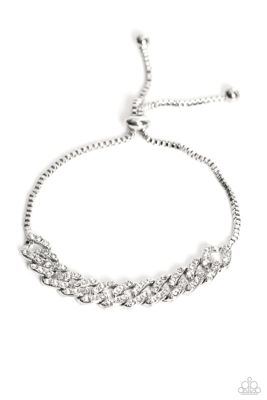 Mecca Metro - White Lariot Style Bracelet