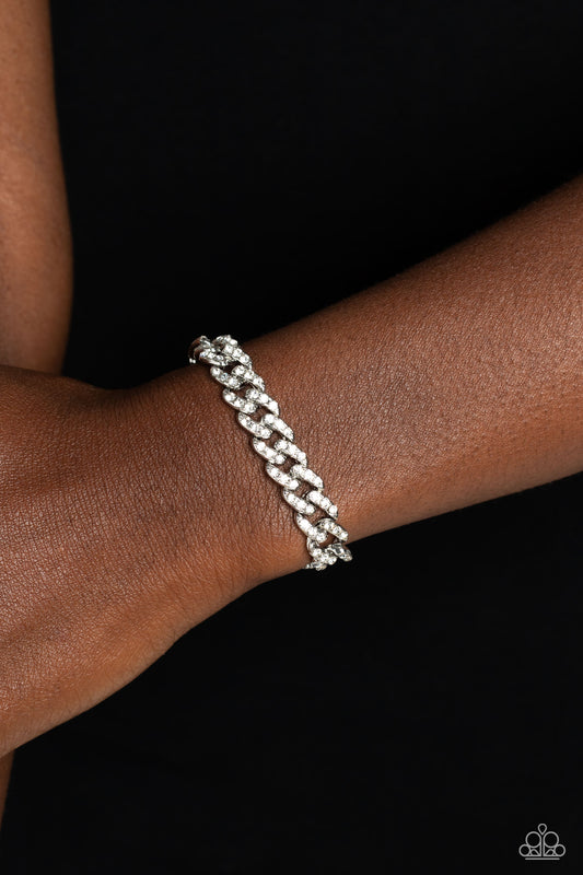 Mecca Metro - White Lariot Style Bracelet