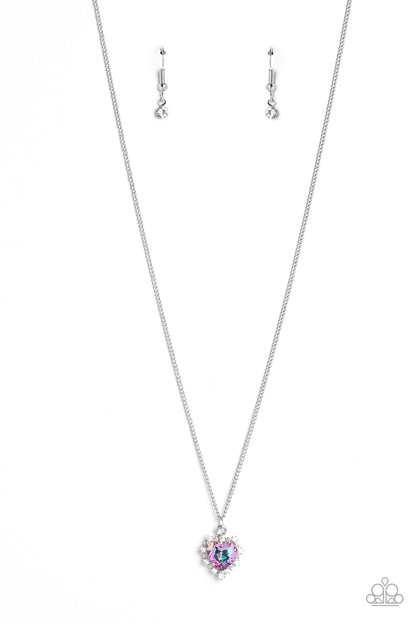 Be Still My Heart - Purple Heart Necklace