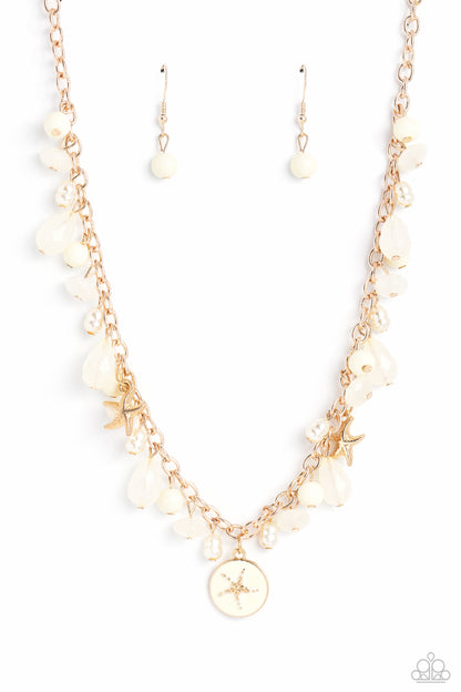 Surfer Serenade Necklace with matching Surfer Shanty Bracelet - Gold