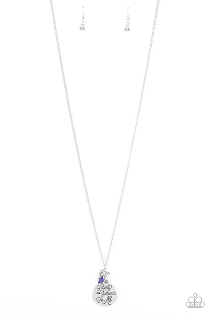 Liberty And Justice For All - American Long Necklace