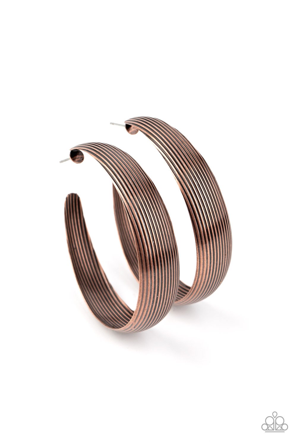 Desert Wanderings Copper Hoop Earring