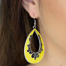 Compliments to The Chic Yellow Earrings