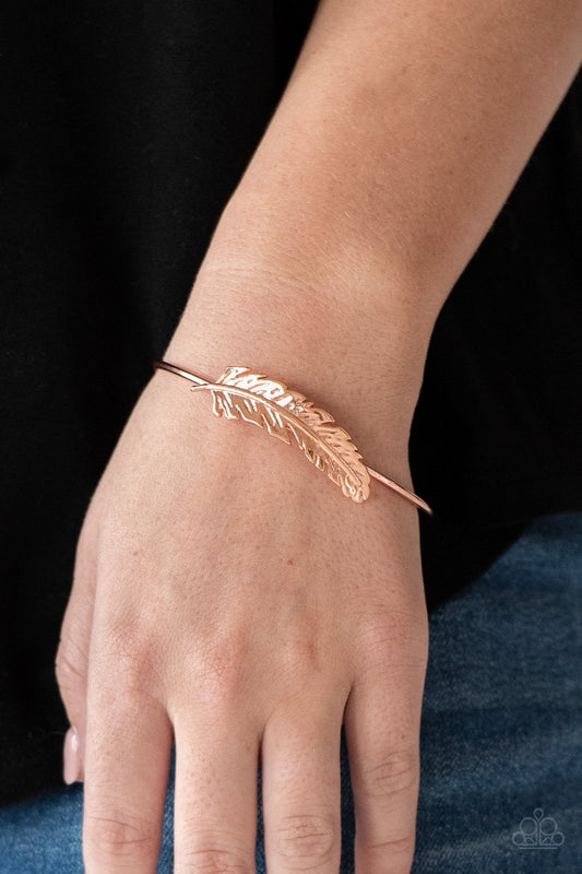 How Do You Like This FEATHER Copper Bracelet