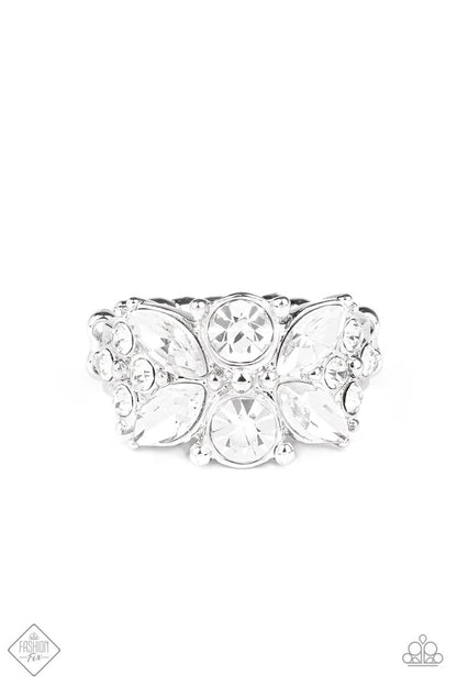 Sparkly State of Mind White Ring
