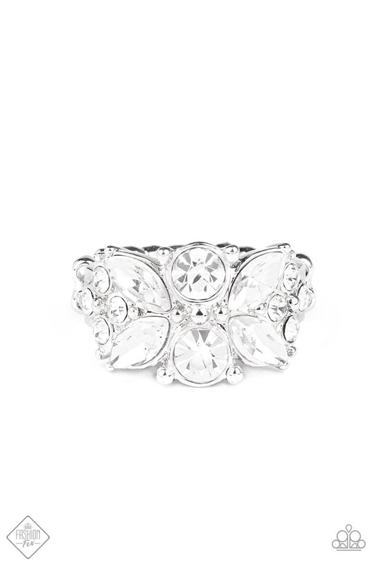 Sparkly State of Mind White Ring