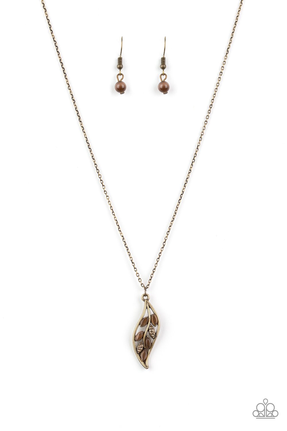Let STEM Talk Brass Necklace