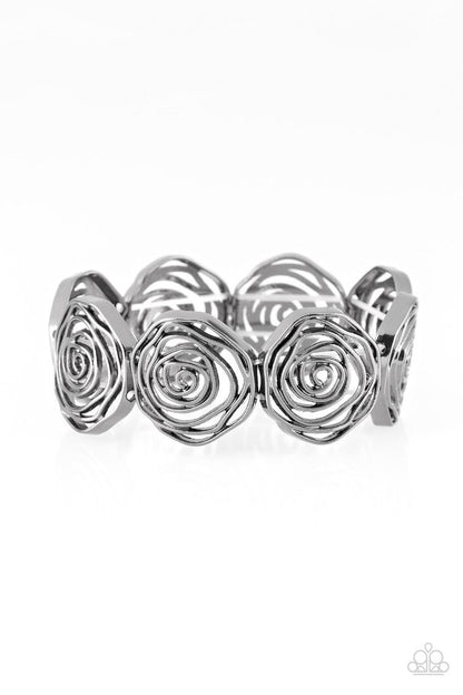 Beat Around The ROSEBUSH Gunmetal Bracelet