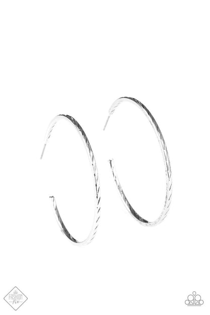 Rural Reserve Silver Hoop Earring