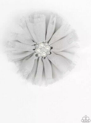 Flowering Fringe Silver Starlet Shimmer Hair Clip